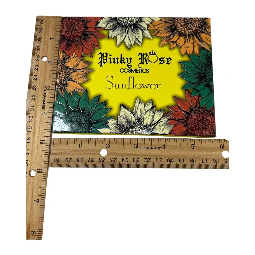 Pinky Rose Cosmetics Sunflower Eyeshadow Palette Cruelty‎ Free Makeup Beauty Y2K